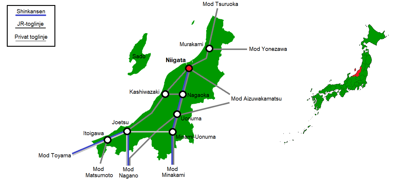 Niigata og omegn