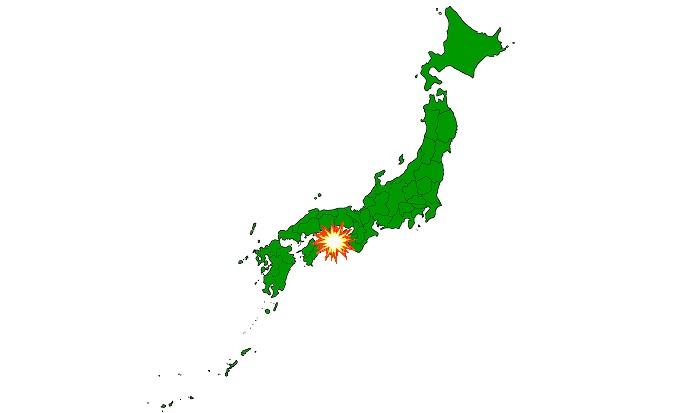 Bombetogterne i Takamatsu